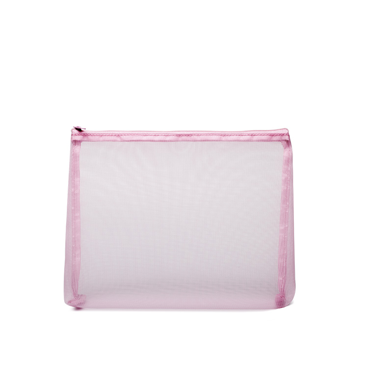 CBT029  Nylon mesh material Cosmetic Bag
