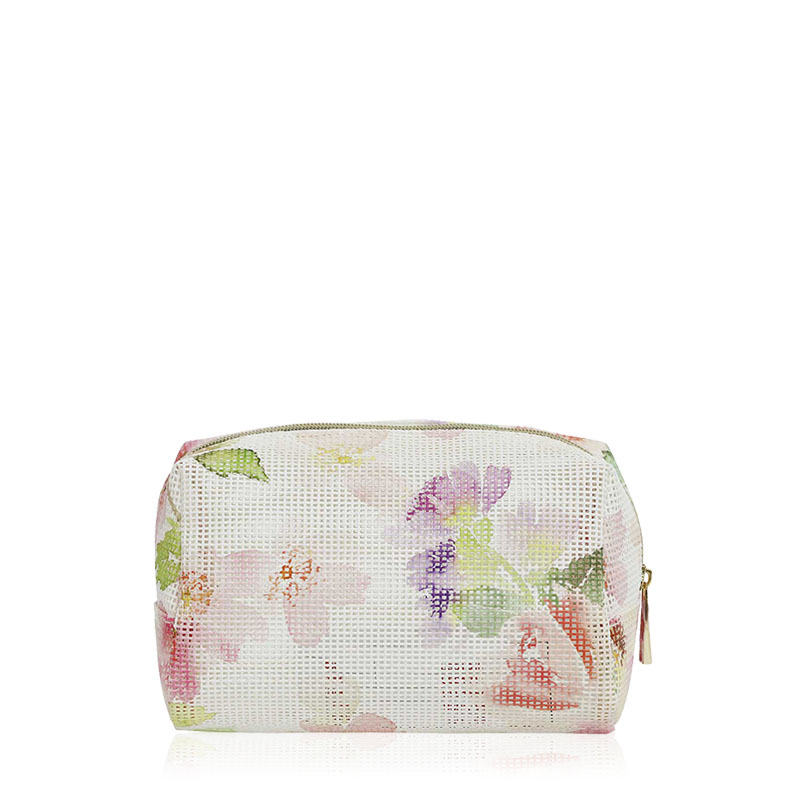 CBT092 Floral Print Mesh Bag