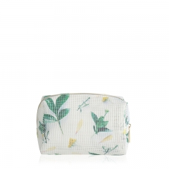 CBT082 Floral Print Mesh Bag