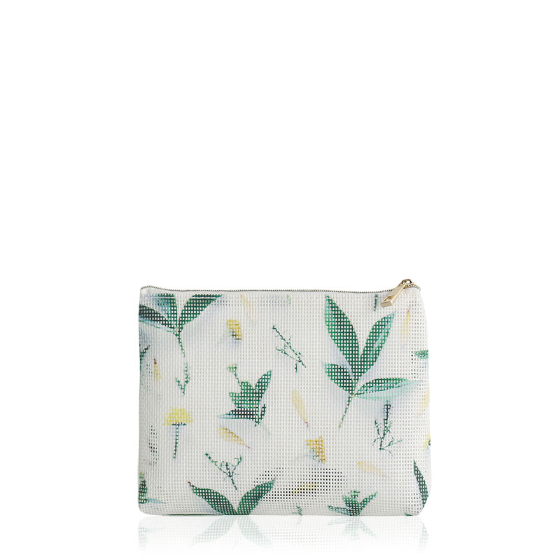 CBT079 Floral Print Mesh Bag