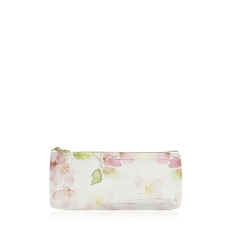 CBT090 Floral Print Mesh Bag