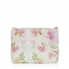 CBT088 Floral Print Mesh Bag