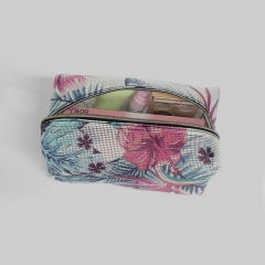 CBT086 Floral Print Mesh Bag