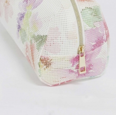 CBT091 Floral Print Mesh Bag