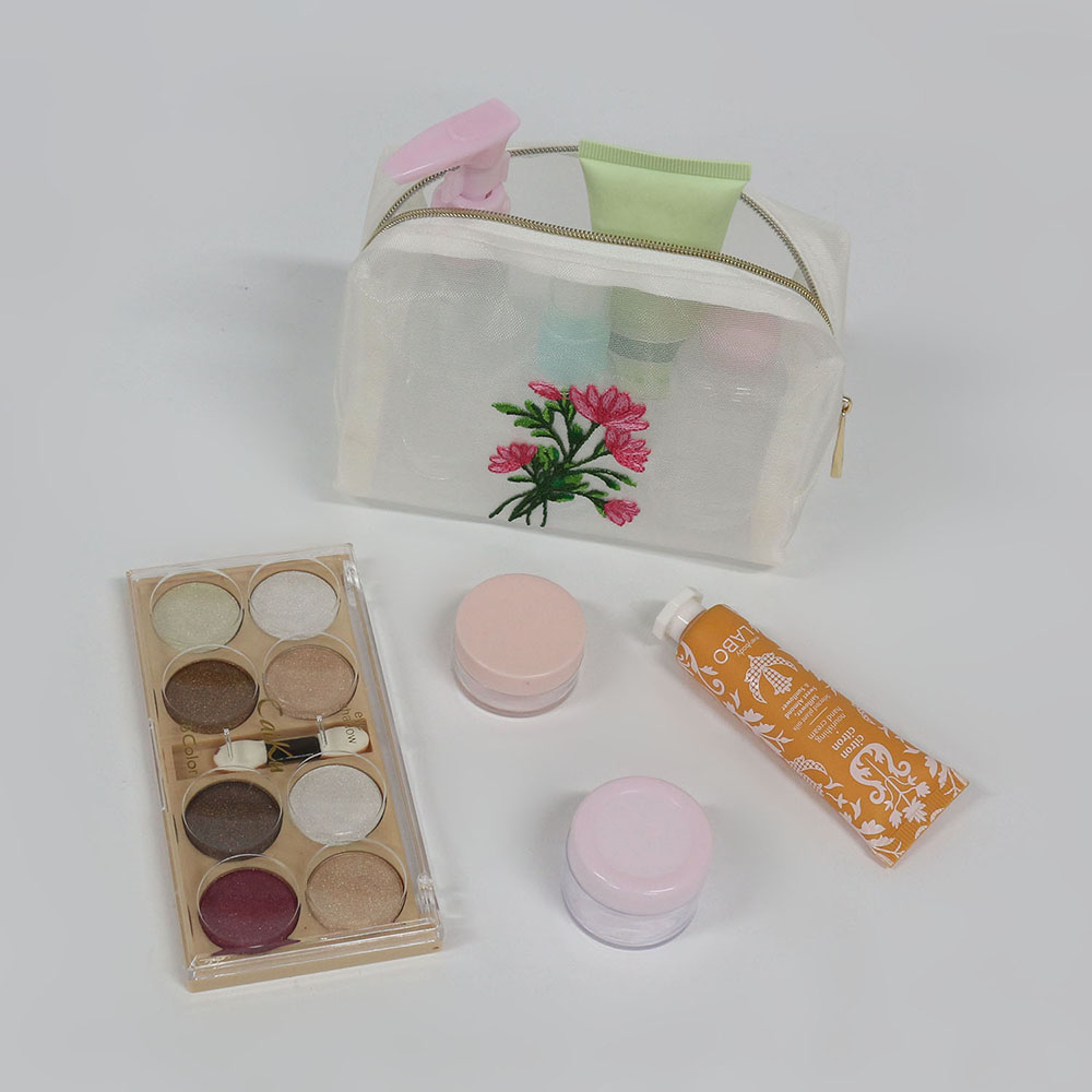 CBT100 Embroidered Cosmetic Bag