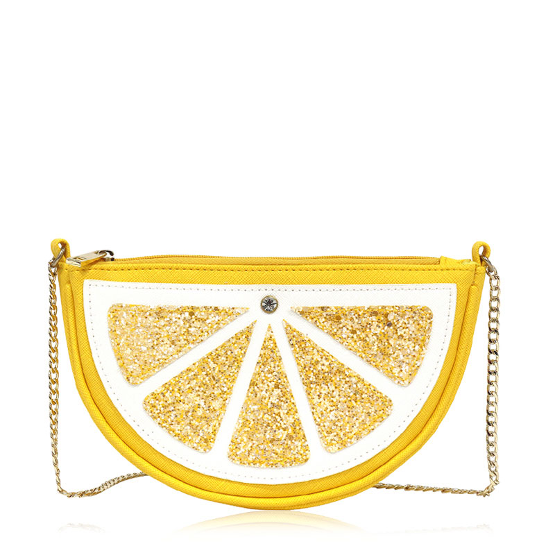 KID032 Lemon Shapde Sling Bag