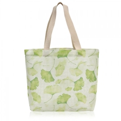 HAB070 Floral Print Mesh Bag Totebag