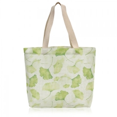 HAB070 Floral Print Mesh Bag