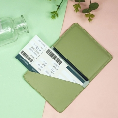 Practical Passport Holder Recycled Leather - TRA023