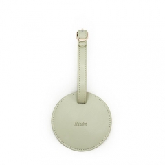 Stylish Luggage Tag Recycled Leather - TRA026