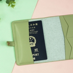 Practical Passport Holder Recycled Leather - TRA022