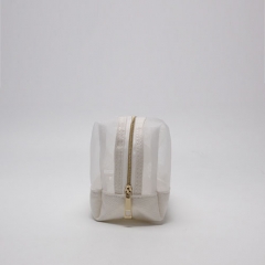 Travel Pouch Cosmetic Bag Bamboo Fiber Nylon Mesh - CBT061
