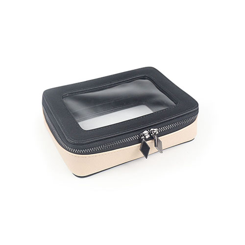 Travel Case Cosmetic Bag TPU PU Leather - CBT109