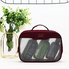 Travel Beauty Makeup Case Recycled PET Nylon Mesh - CBT131