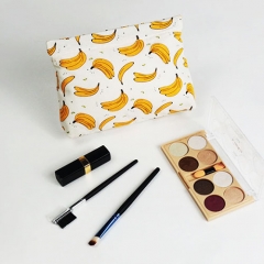 Spring Pouch Cosmetic Bag Banana Fiber - CNC049