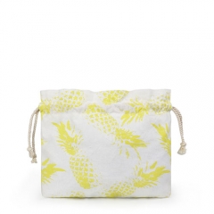 Portable Beauty Drawstring Bag Pineapple Fiber - CNC092