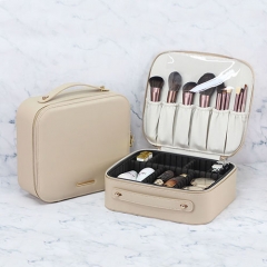 Travel Case Makeup Case Recycled Leather - COC007