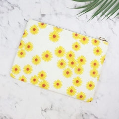 Flat Pouch Cosmetic Bag Pineapple Fiber - CNC103