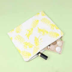 Flat Pouch Cosmetic Bag Pineapple Fiber - CNC090