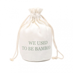 Travel Beauty Drawstring Bag Bamboo Fiber - CBB005