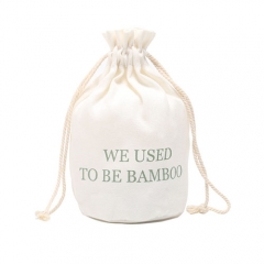 Travel Beauty Drawstring Bag Bamboo Fiber - CBB005