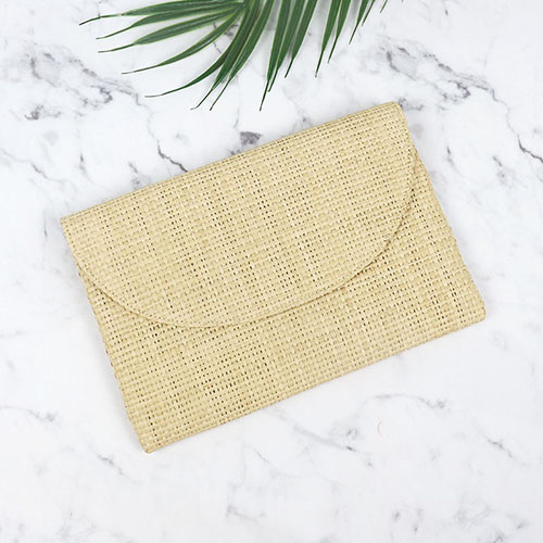 Clutch Cosmetic Bag Raffia - CNC110