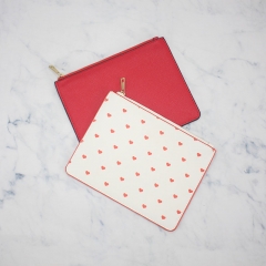 Flat Pouch Cosmetic Bag PU Leather - CBP198