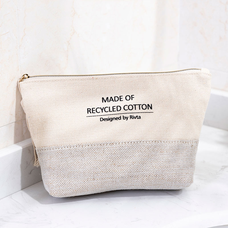Essential Pouch Cosmetic Bag Recycled Cotton - CBC086