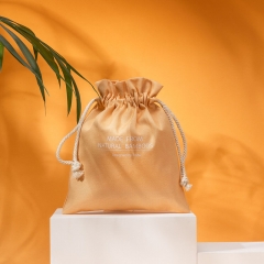 Travel Beauty Drawstring Bag Bamboo Fiber - CBB091