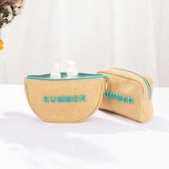 Small Pouch Cosmetic Bag Jute - CBJ024