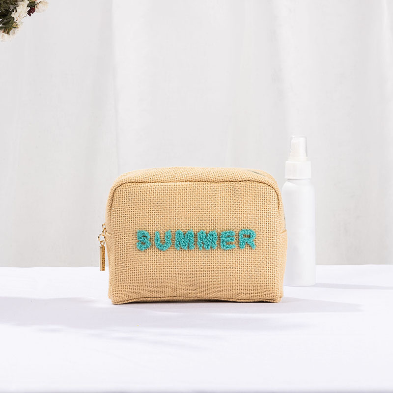 Small Pouch Cosmetic Bag Jute - CBJ023