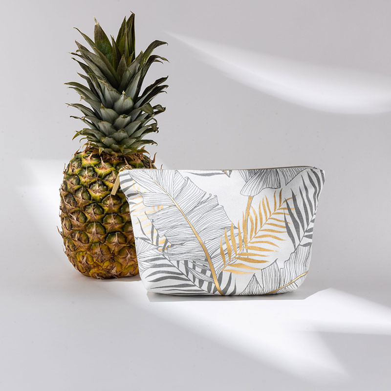 Essential Pouch Cosmetic Bag Pineapple Fiber - CNC129