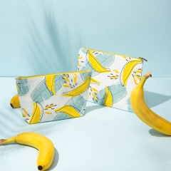 Flat Pouch Cosmetic Bag Banana Fiber - CNC138