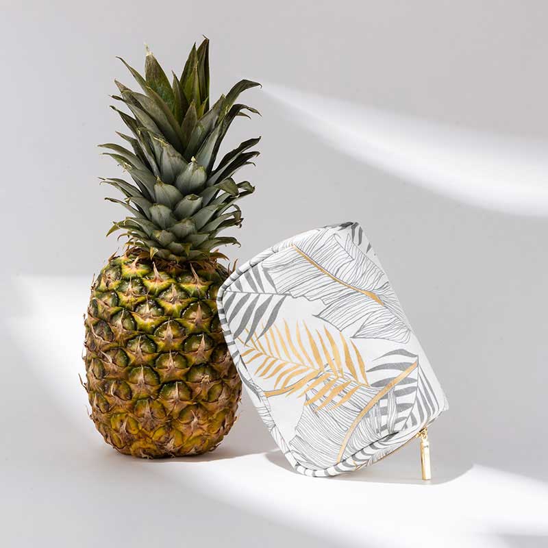 Small Pouch Cosmetic Bag Pineapple Fiber - CNC131