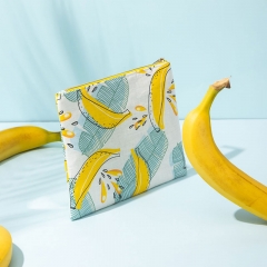 Flat Pouch Cosmetic Bag Banana Fiber - CNC138