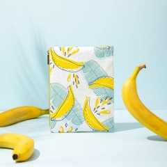 Flat Pouch Cosmetic Bag Banana Fiber - CNC138
