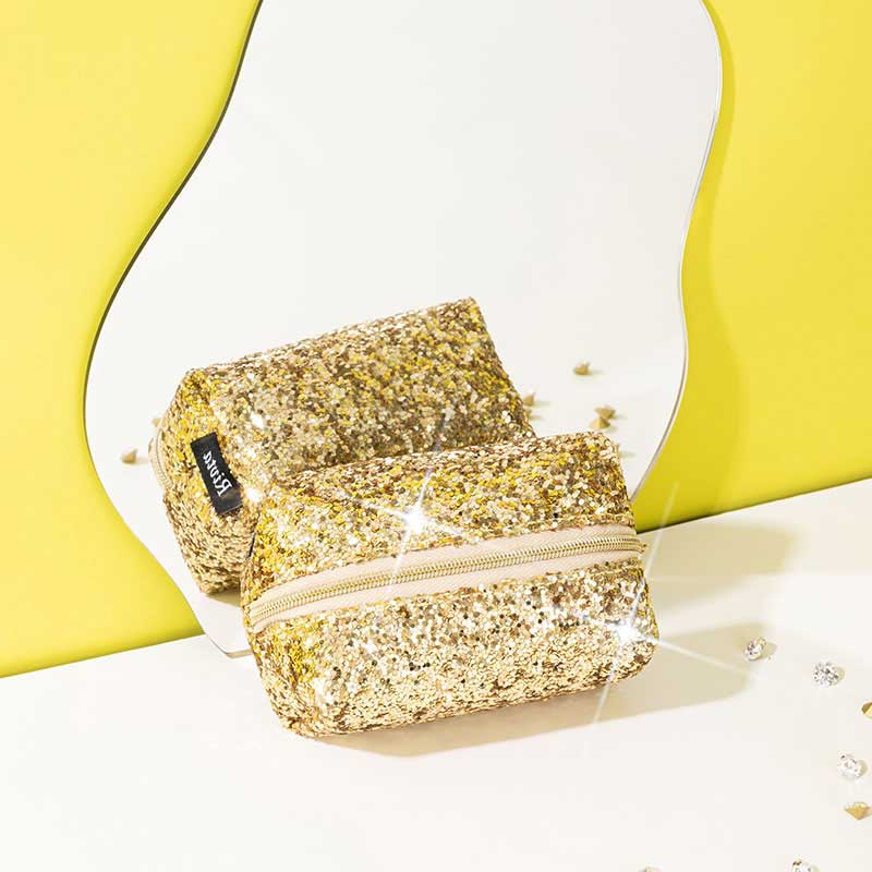 Small Pouch Cosmetic Bag Glitter - CBG023