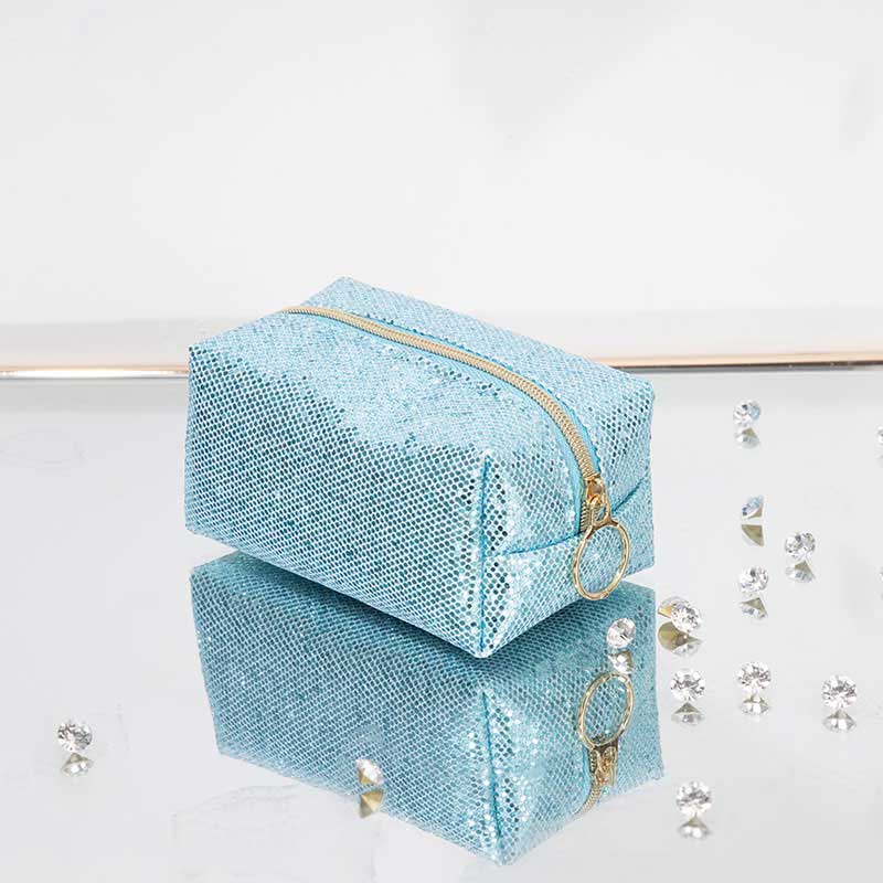 Small Pouch Cosmetic Bag Glitter - CBG017
