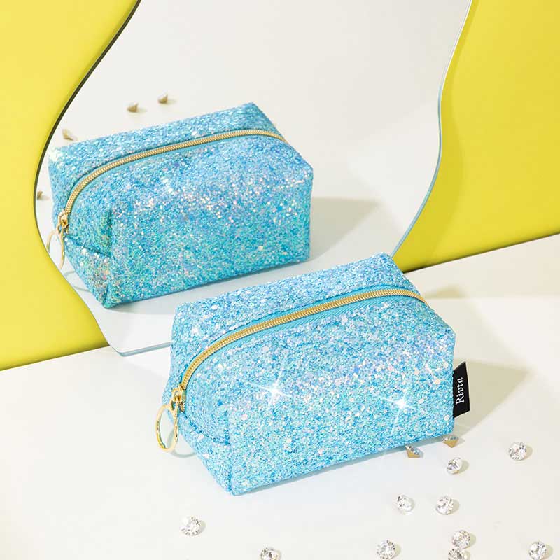 Small Pouch Cosmetic Bag Glitter - CBG019