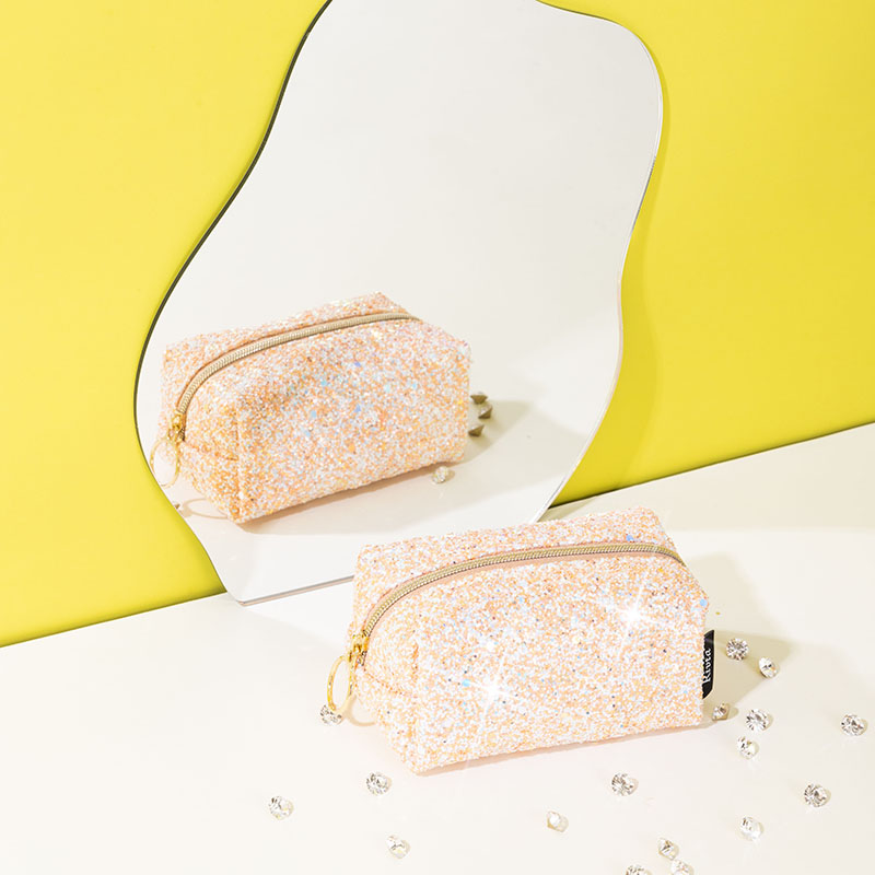 Small Pouch Cosmetic Bag Glitter - CBG021