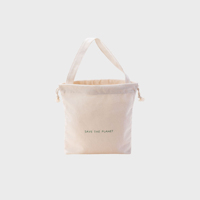 Travel Beauty Drawstring Bag Recycled cotton - CBC107