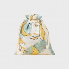 Travel Beauty Drawstring Bag Banana Fiber - CNC135