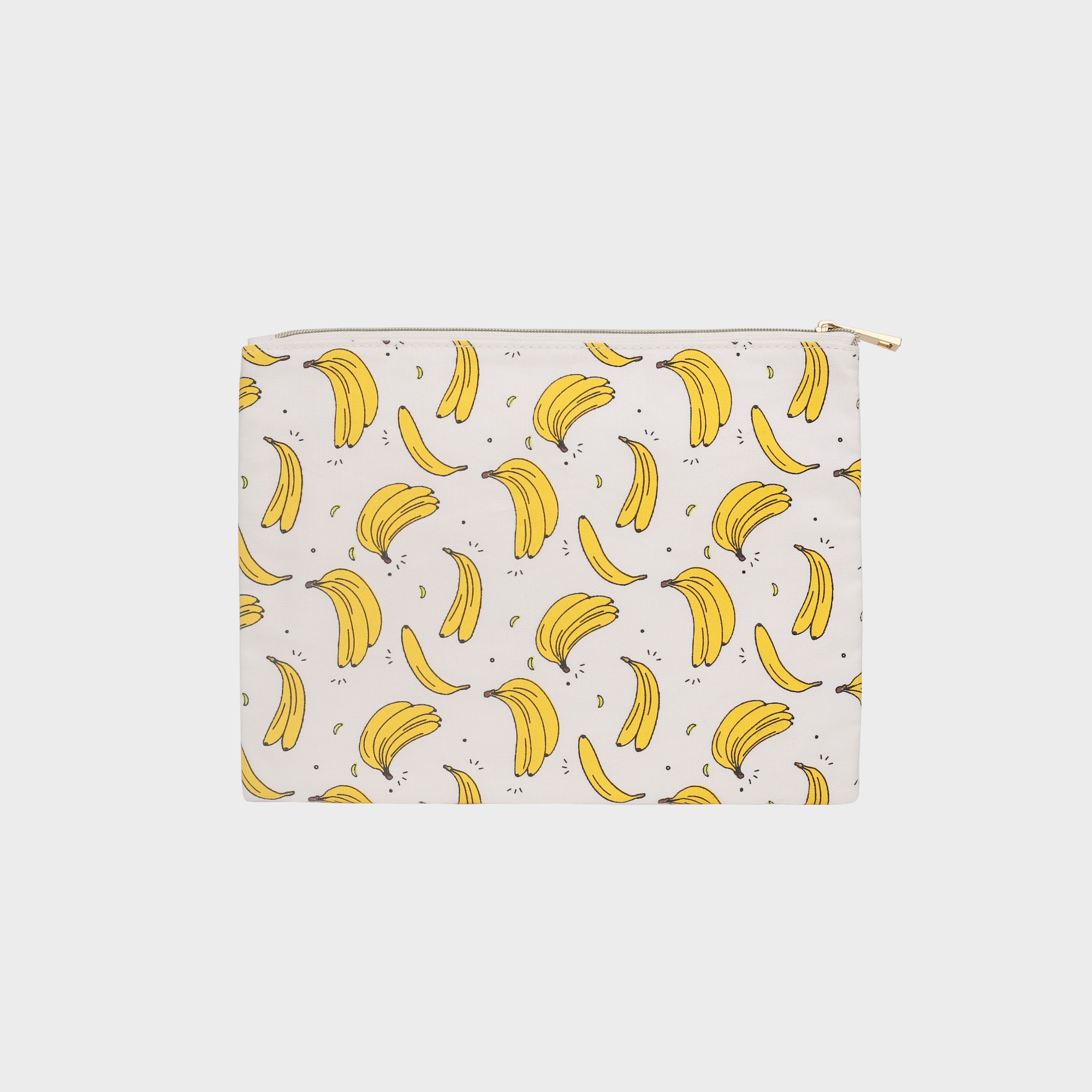 Flat Pouch Cosmetic Bag Banana Fiber - CNC046