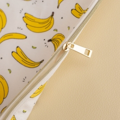 Flat Pouch Cosmetic Bag Banana Fiber - CNC046