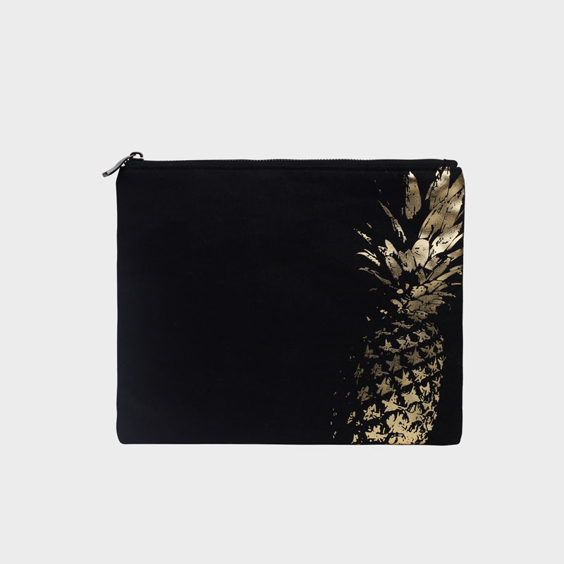 Flat Pouch Cosmetic Bag Pineapple Fiber - CNC099