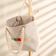 Everyday Shopping Handbag Jute - HAB089