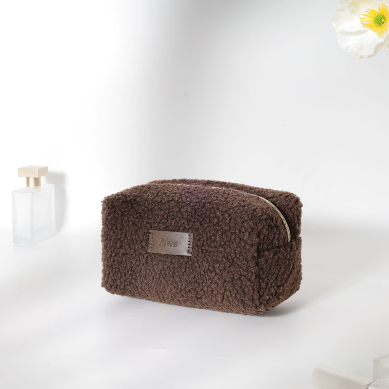 Small Pouch Cosmetic Bag RPET Polyester Sherpa - CBR265