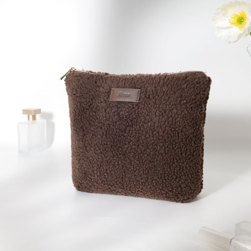 Essential Pouch Cosmetic Bag RPET Polyester Sherpa - CBR264