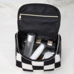 Travel Pouch Cosmetic Bag RPET Polyester Sherpa - CBR258