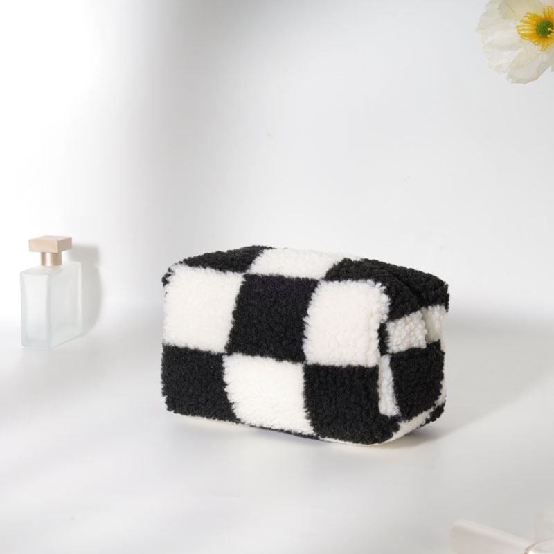 Small Pouch Cosmetic Bag RPET Polyester Sherpa - CBR261